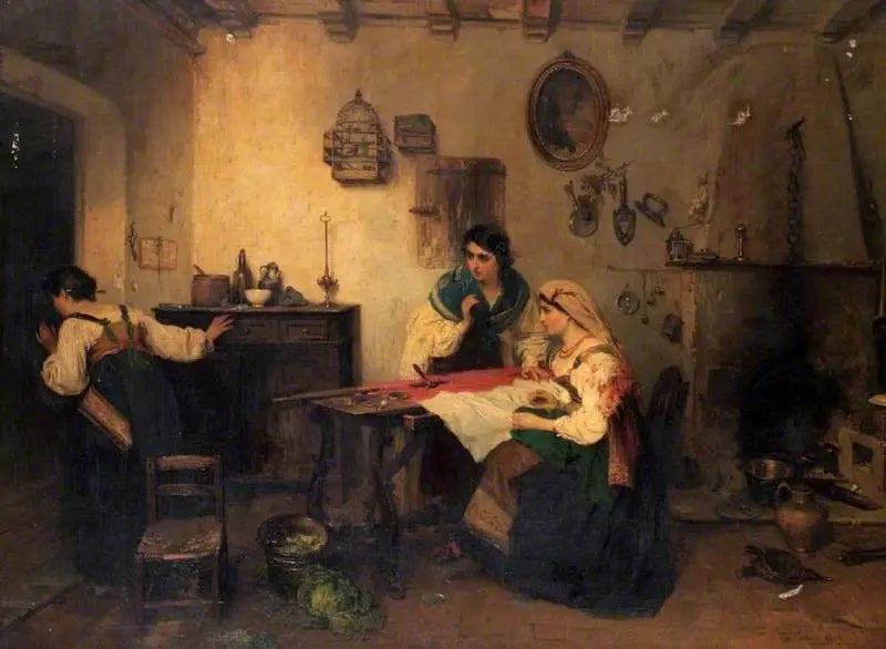 A scene of the Risorgimento - Gerolamo Induno