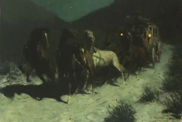 A Souillure dans le vent - Frederic Remington