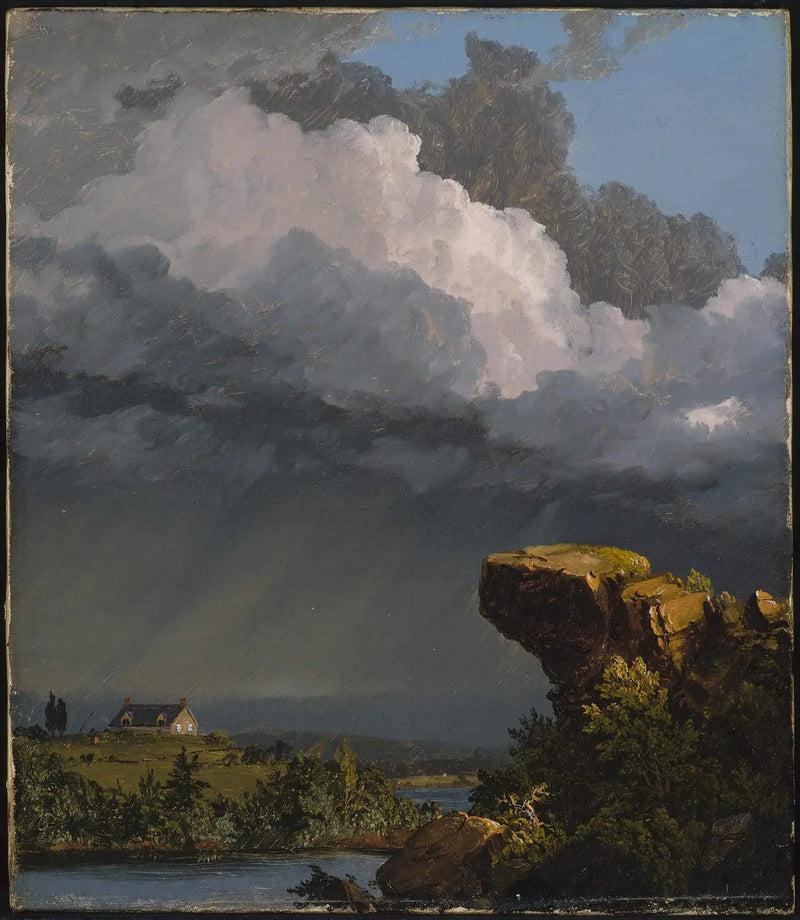 A Passing Storm - Frederic Edwin Church