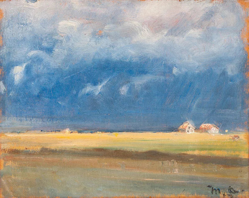 A storm on the Skagen coast. - Michael Peter Ancher