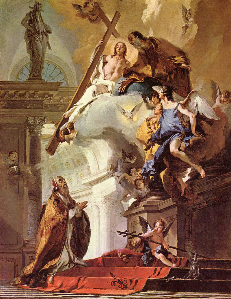 A Vision of the Trinity - Giovanni Battista Tiepolo