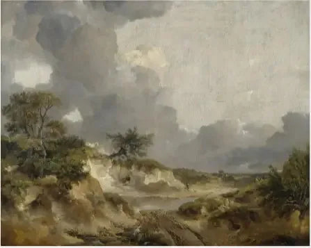 A View in Suffolk - Thomas Gainsborough