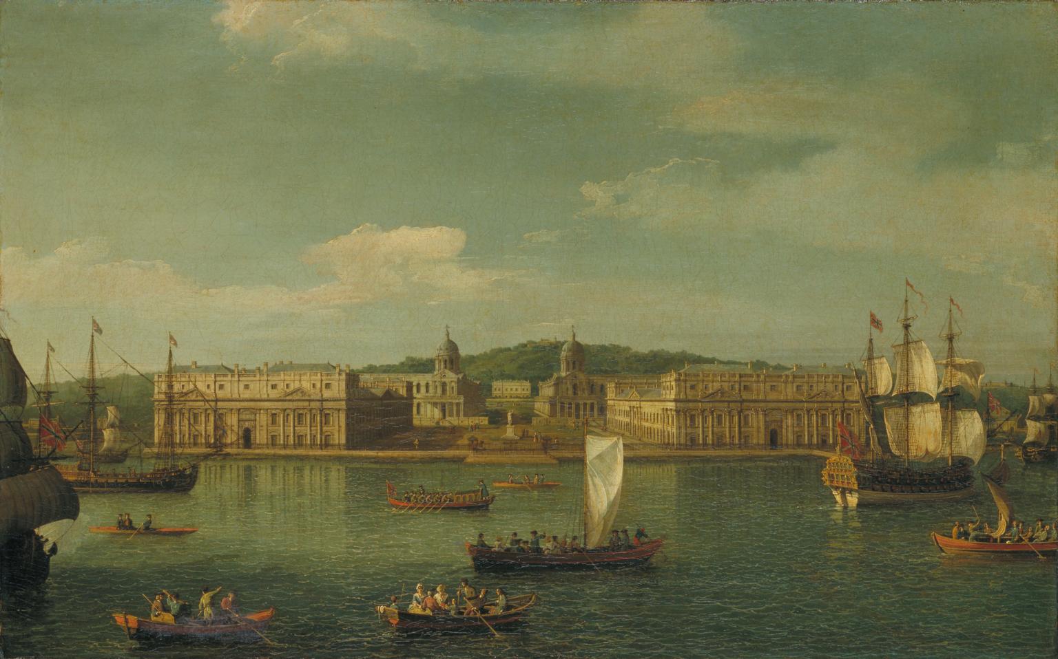 A view of Greenwich from the river - Canaletto