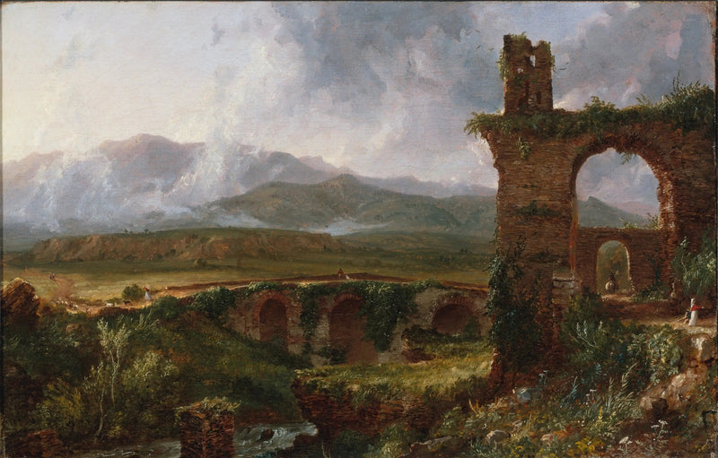 A View Near Tivoli (Morning) - Thomas Cole