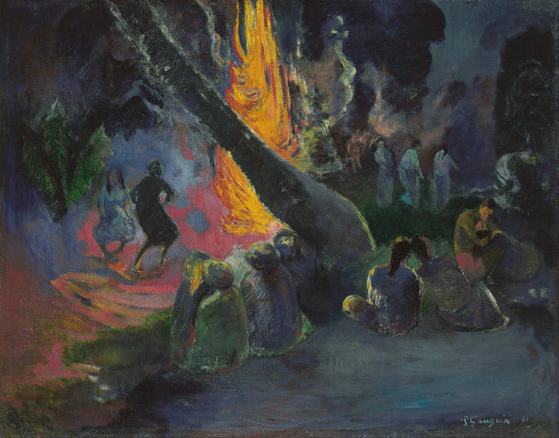Upa upa, The Dance of Fire - Paul Gauguin