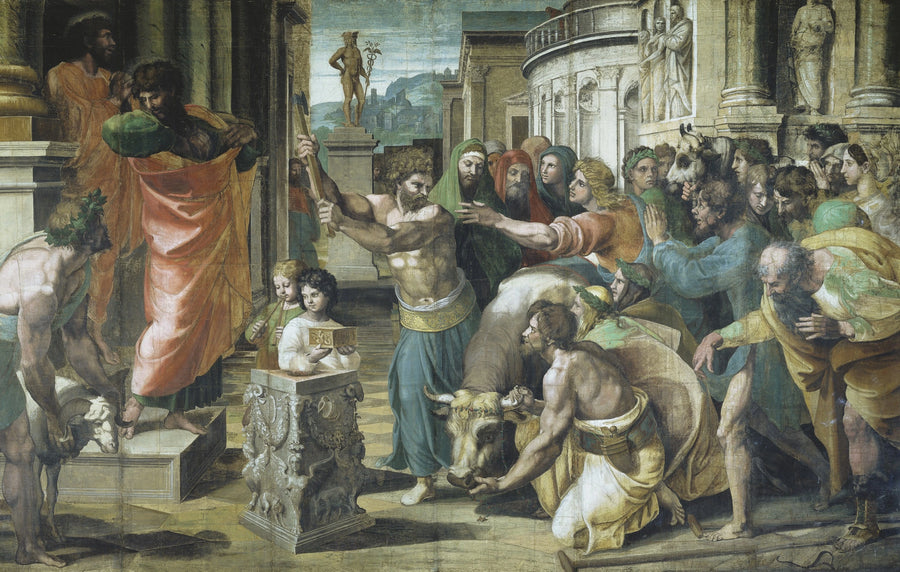 The Sacrifice of Lystra - Raphael Sanzio