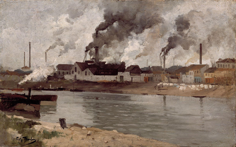 Factories in Ivry - Thaulow Fries