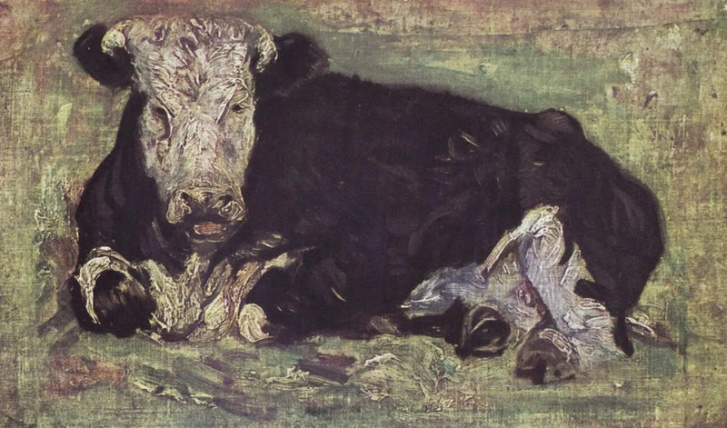 Reclining Cow - Vincent van Gogh
