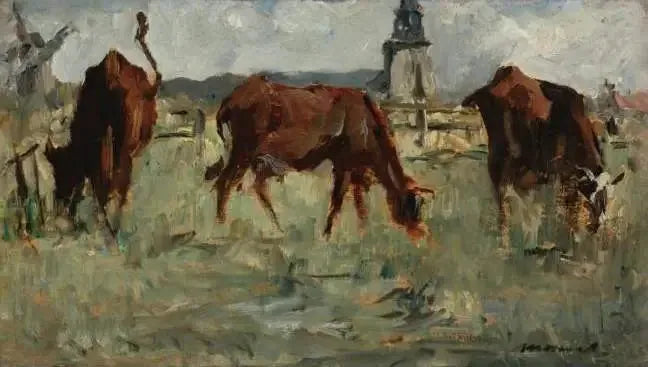 Cows in Pasture - Édouard Manet