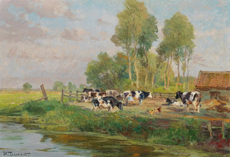 Cows in the pasture - Hugo Darnaut