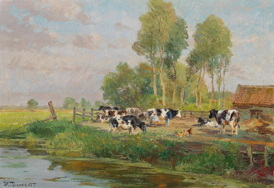 Cows in the pasture - Hugo Darnaut