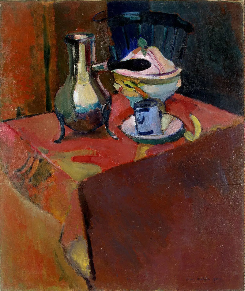 Tableware on a Table - Henri Matisse