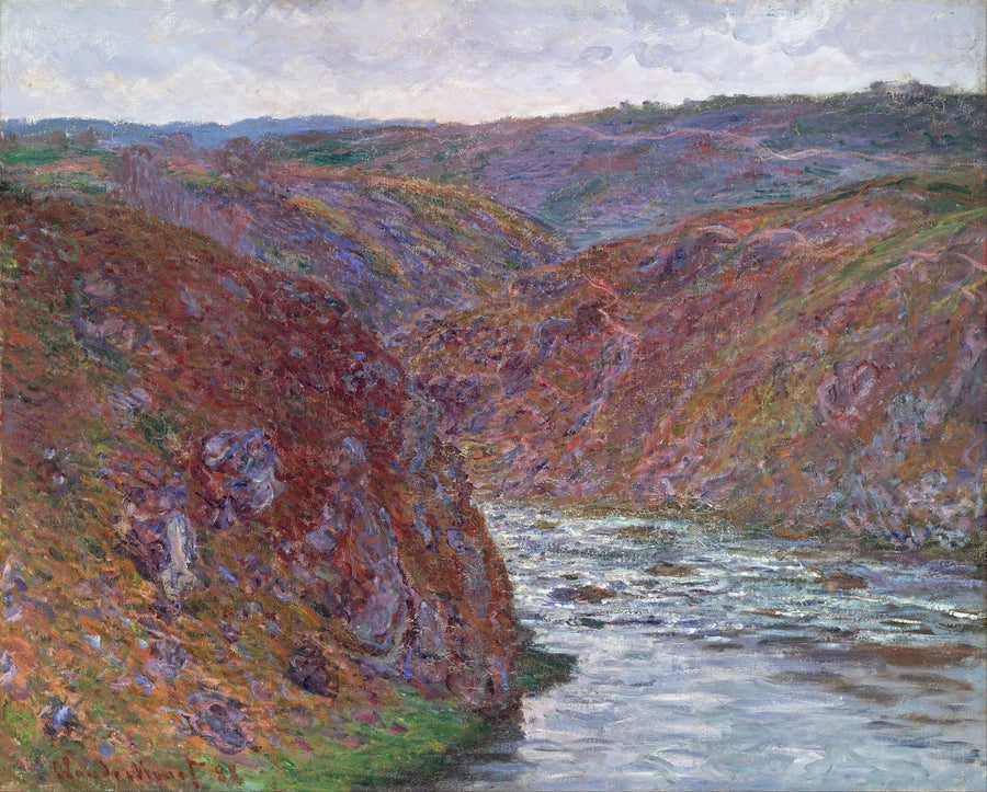 The Creuse Valley (gray day) - Claude Monet