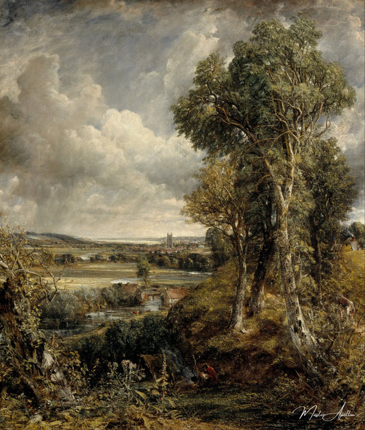 Vallée de Dedham - John Constable - Reproductions de tableaux et peintures haut de gamme