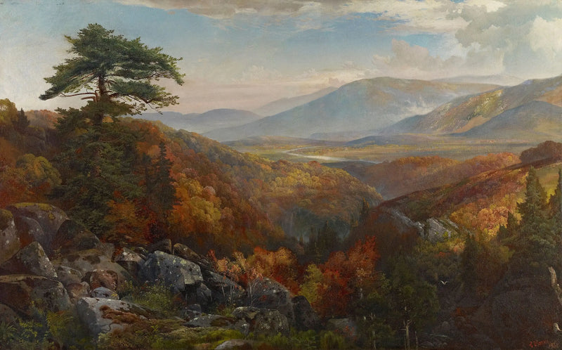 Catawissa Valley in Autumn - Thomas Moran