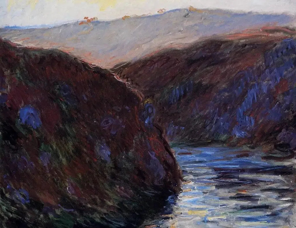 Vallée de la Creuse, effet du soir - Claude Monet image 1 copie de tableau peinte à la main