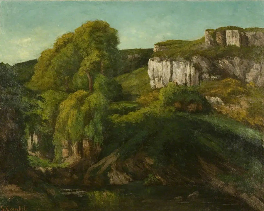 Loue Valley, near Ornans - Gustave Courbet