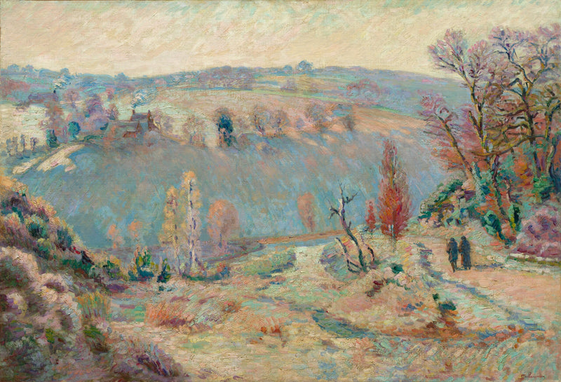 Valley of the Sédelle at Pont Charraud: White Frost - Armand Guillaumin