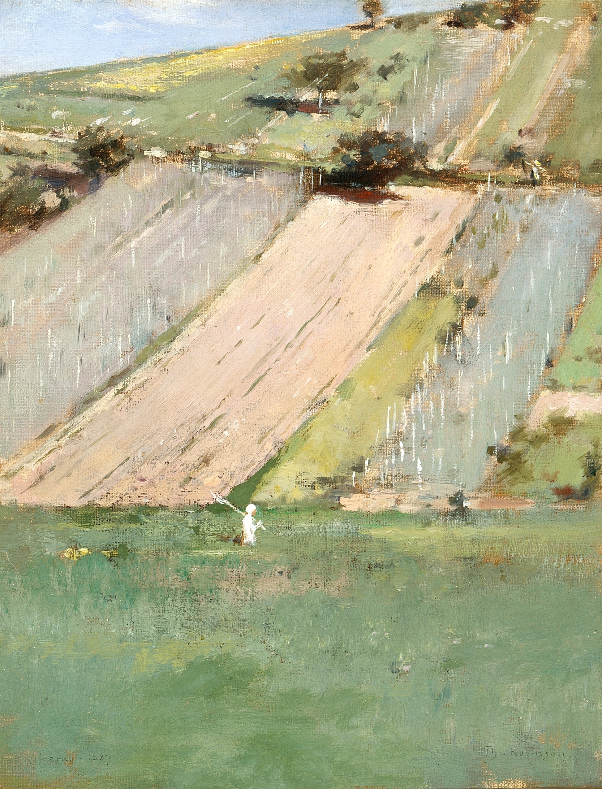 Vallée de la Seine Giverny - Theodore Robinson - Alpha Reproduction