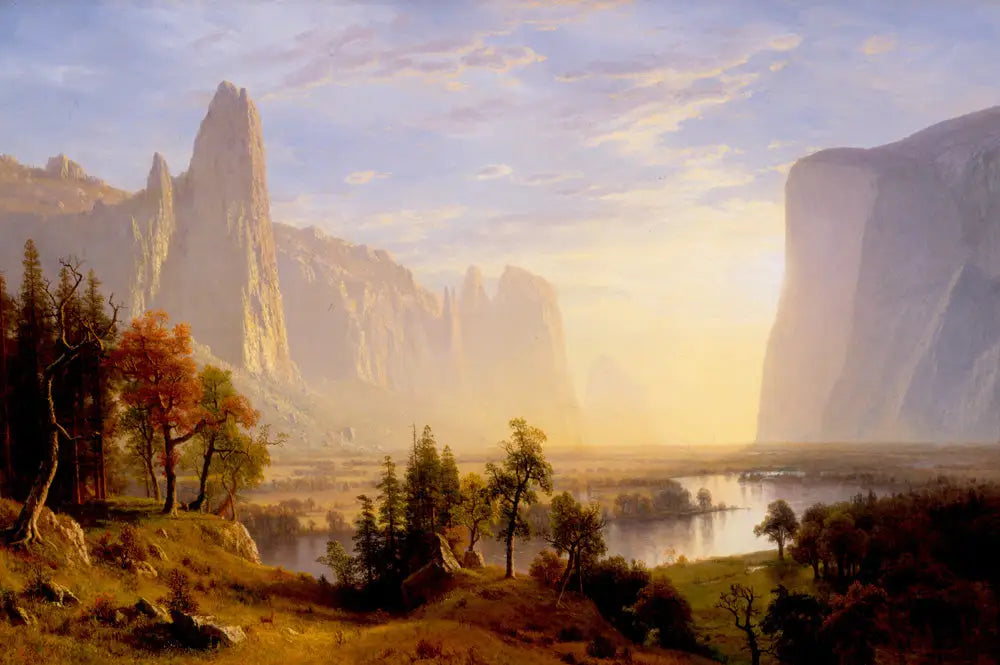 Vallée de Yosemite - Albert Bierstadt - Alpha Reproduction