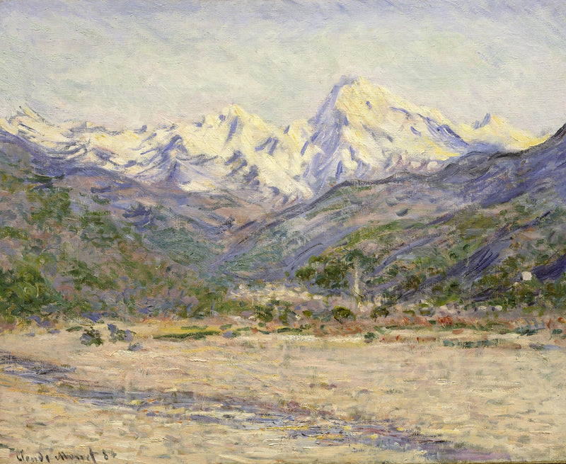 The Nervia Valley W881 - Claude Monet