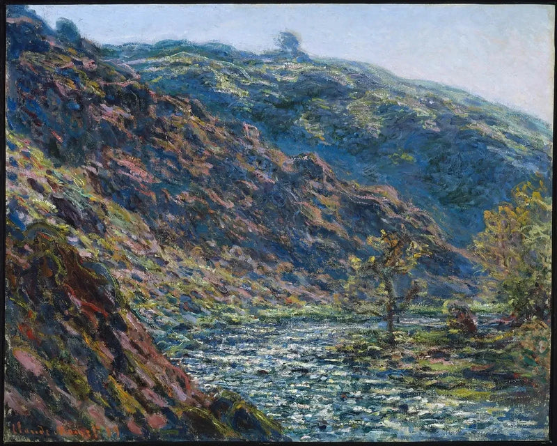 The Valley of the Little Creuse - Claude Monet