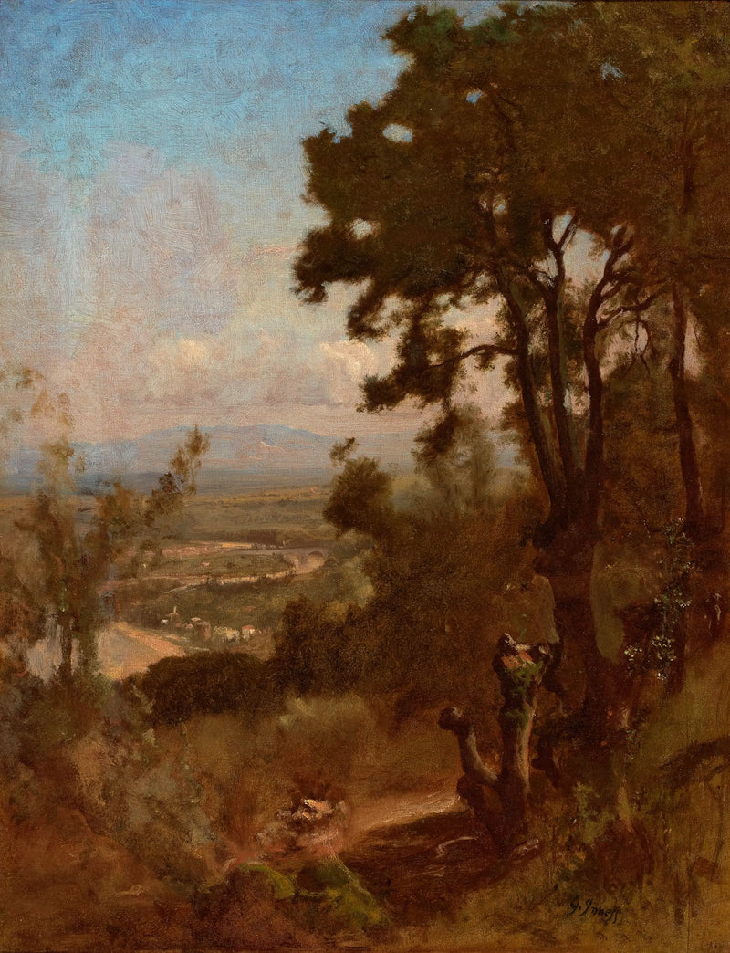 Valley near Perugia - George Inness