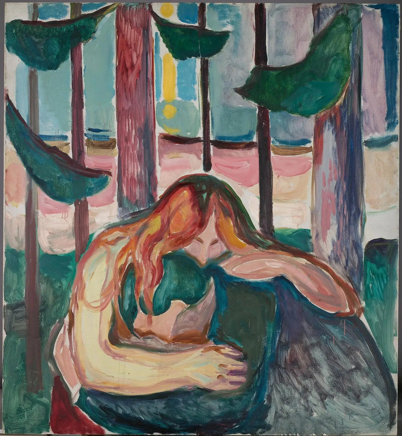 Vampire in the Forest - Edvard Munch
