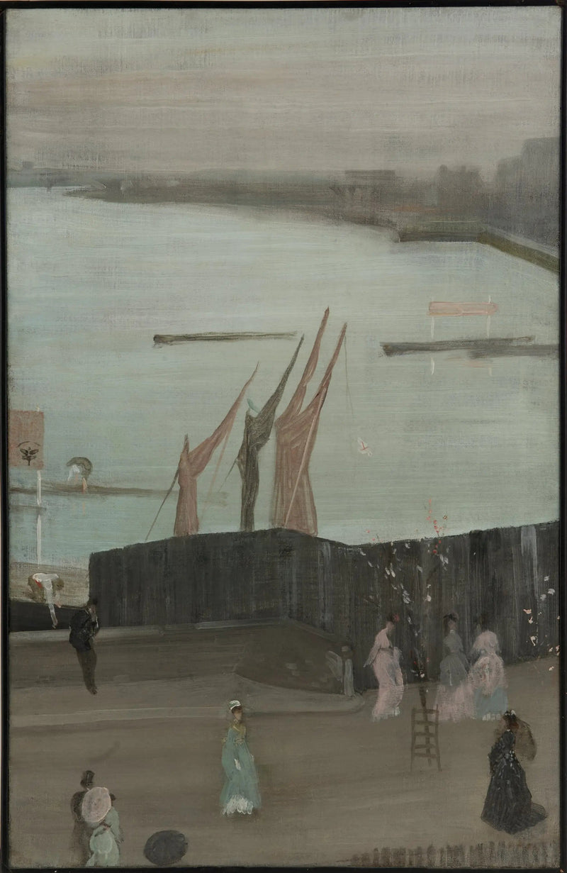 Variations in Pink and Gray: Chelsea - James Abbott McNeill Whistler