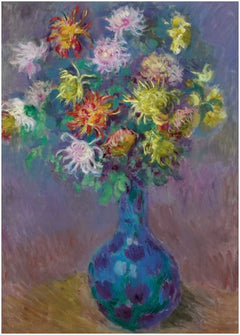 Chrysanthemum vase W812 - Claude Monet