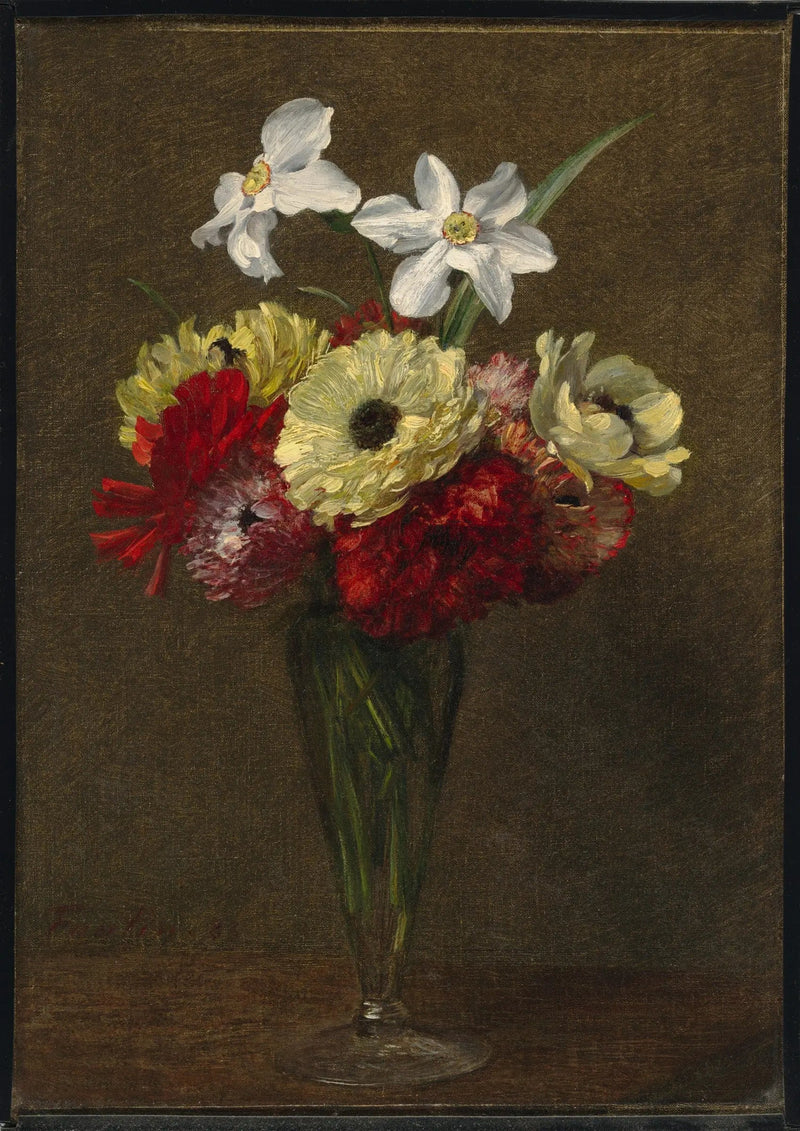 Flower Vase - Henri Fantin-Latour