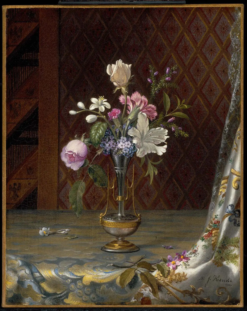 Mixed Flower Vase - Martin Johnson Heade