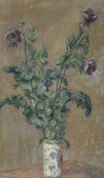 Poppy Vase - Claude Monet