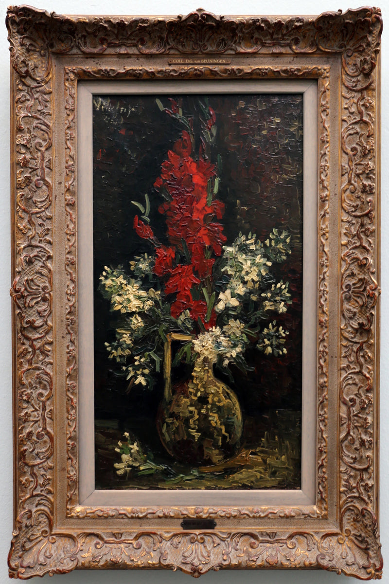Vase with red and white flowers - Vincent van Gogh