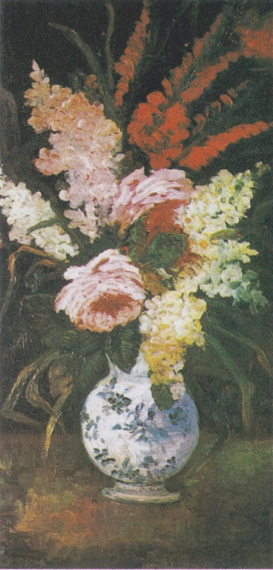 Vase with Gladiolus and Lilacs - Vincent van Gogh
