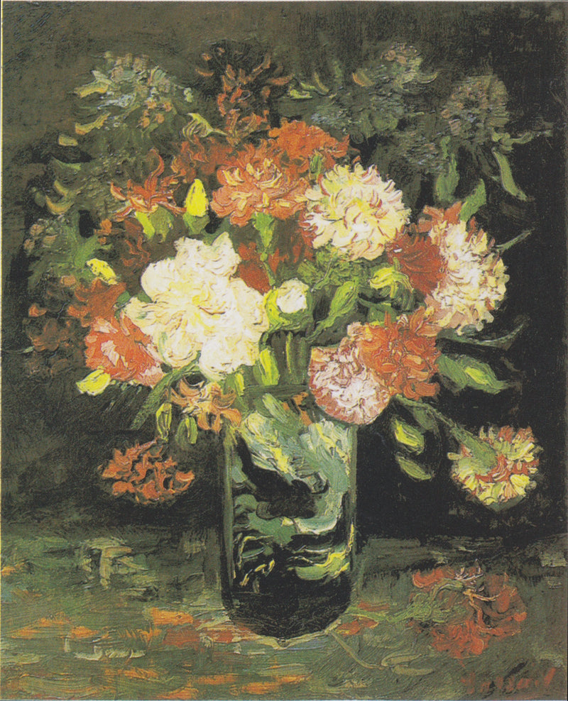 Vase with Carnations - Vincent van Gogh