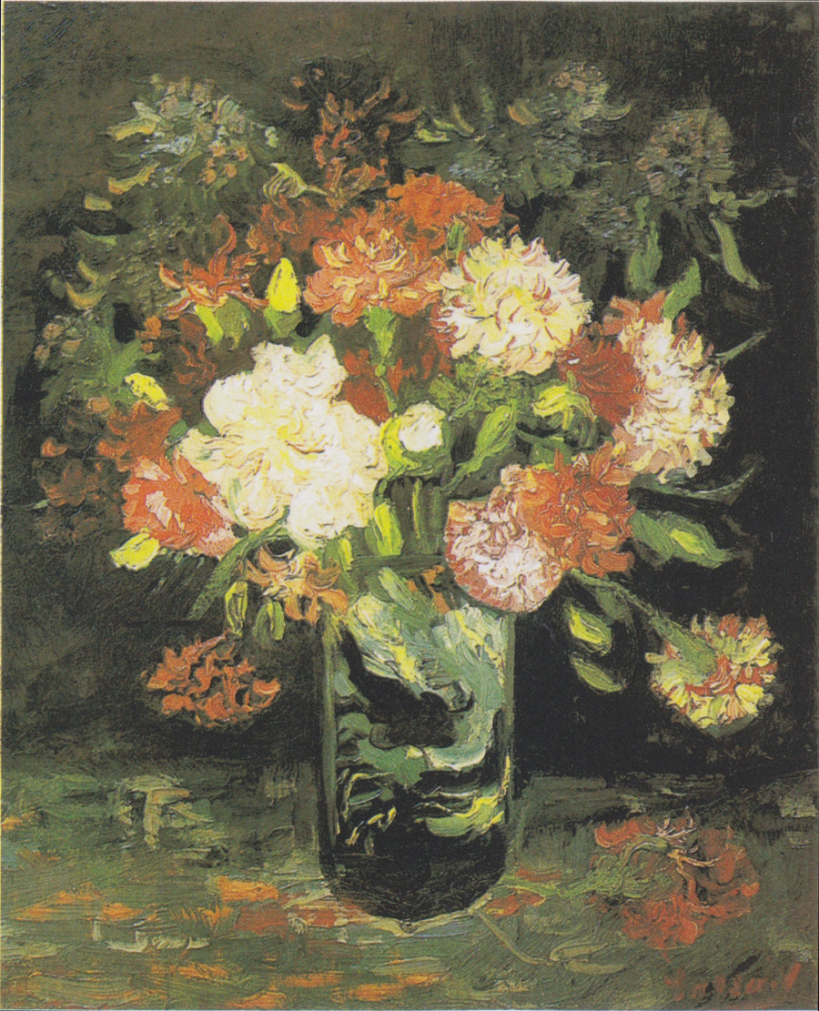 Vase with Carnations - Vincent van Gogh
