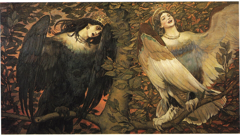 La Sirin et Alkonost - Viktor Vasnetsov