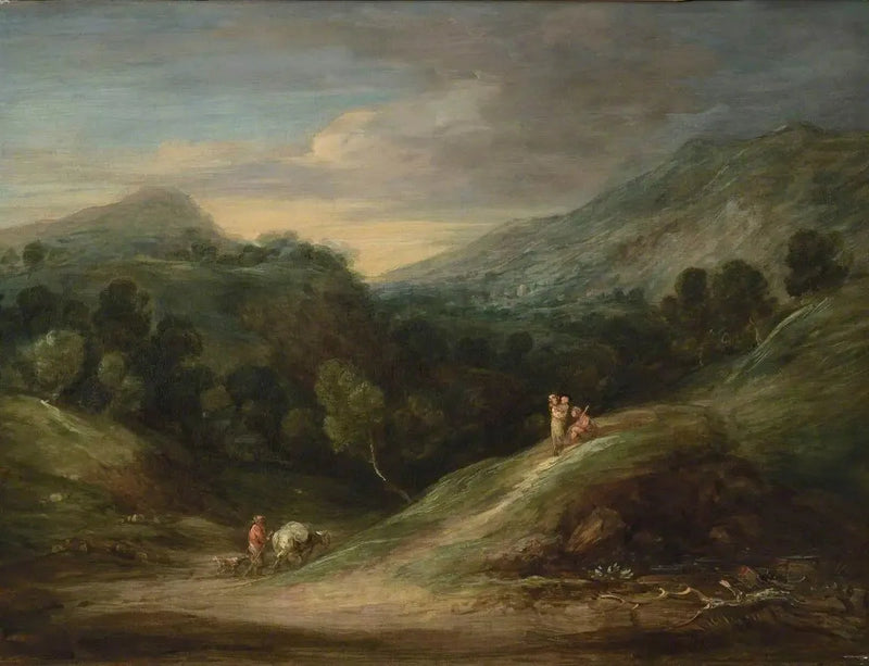 Vast wooded landscape of highlands - Thomas Gainsborough