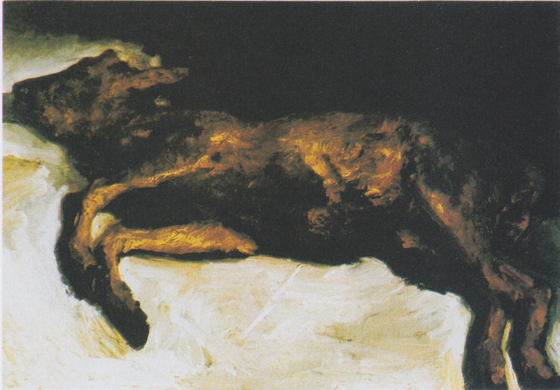 Newborn Calf on Straw - Vincent van Gogh