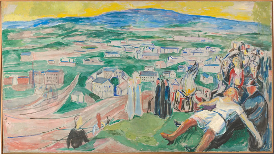Night Watch of the Mid-Summer - Edvard Munch