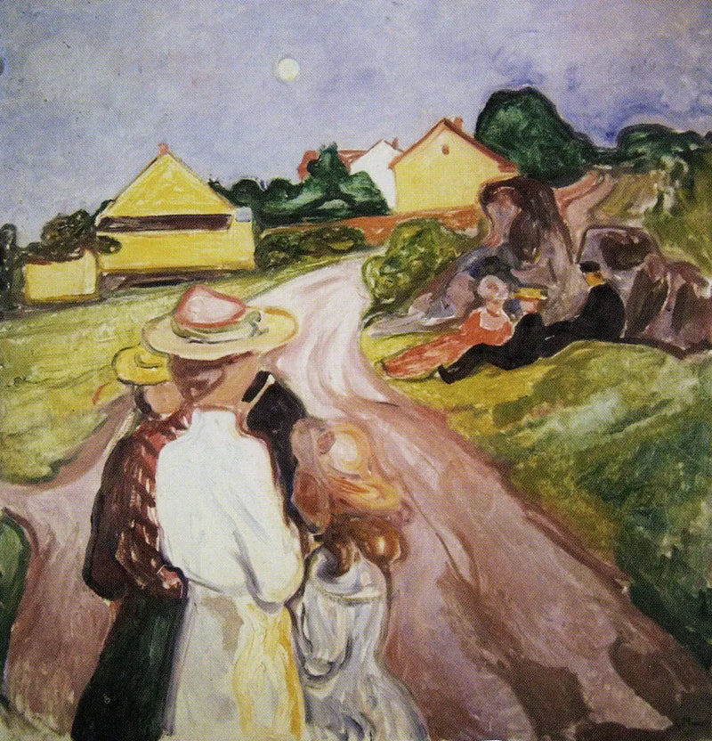Night Watch of the Mid-Summer - Edvard Munch