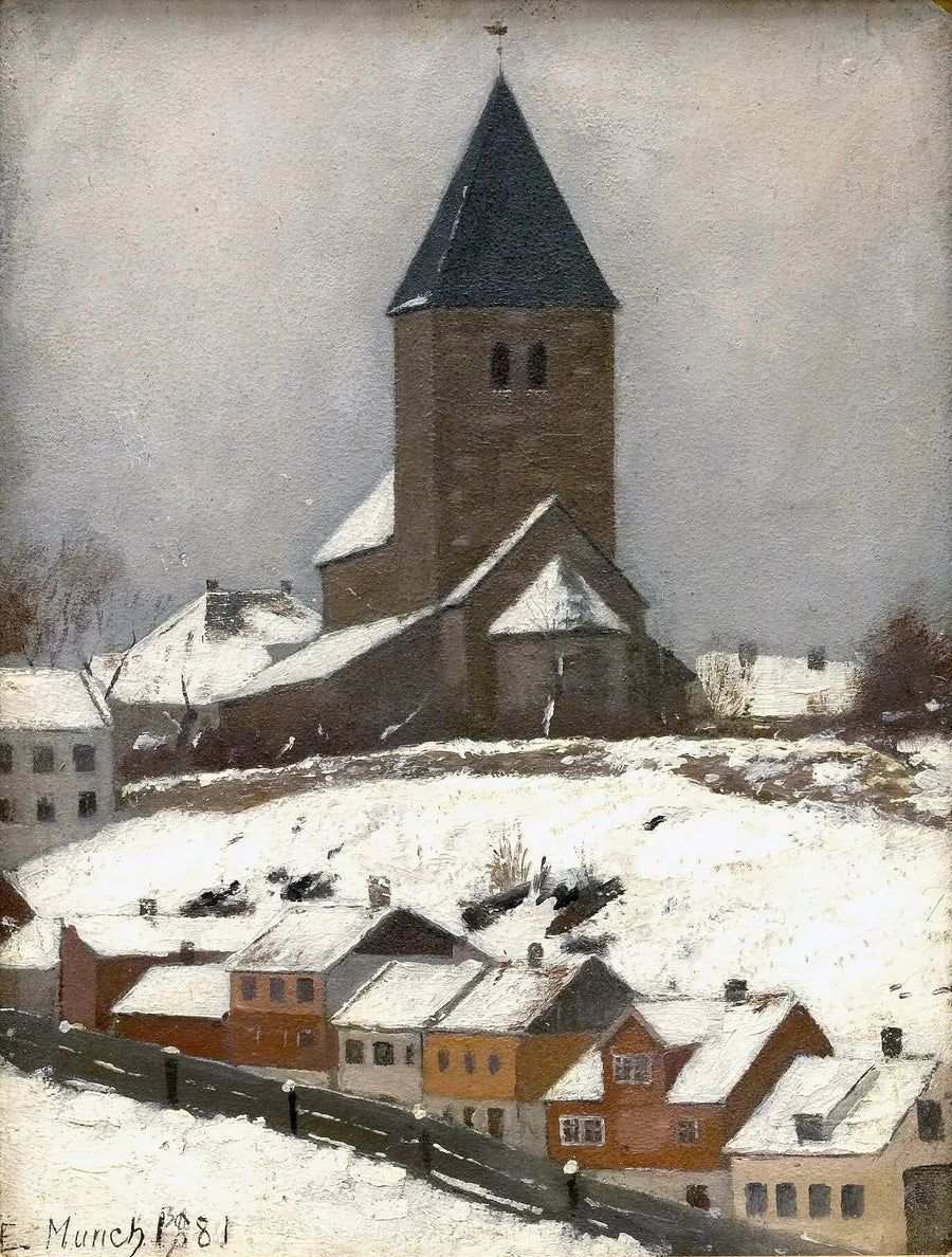 Watch Church of Aker - Edvard Munch
