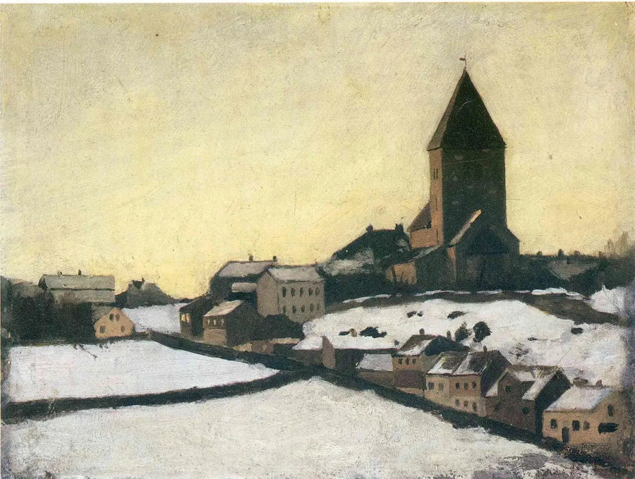 Watch Church of Aker - Edvard Munch
