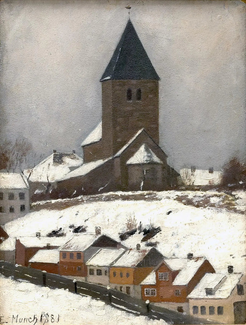 Watch Church of Aker - Edvard Munch