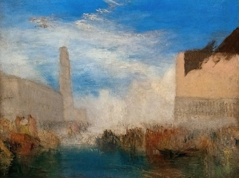 Venice, the Piazzetta with the Ceremony of the Doge Marrying the Sea - J. M. W. Turner