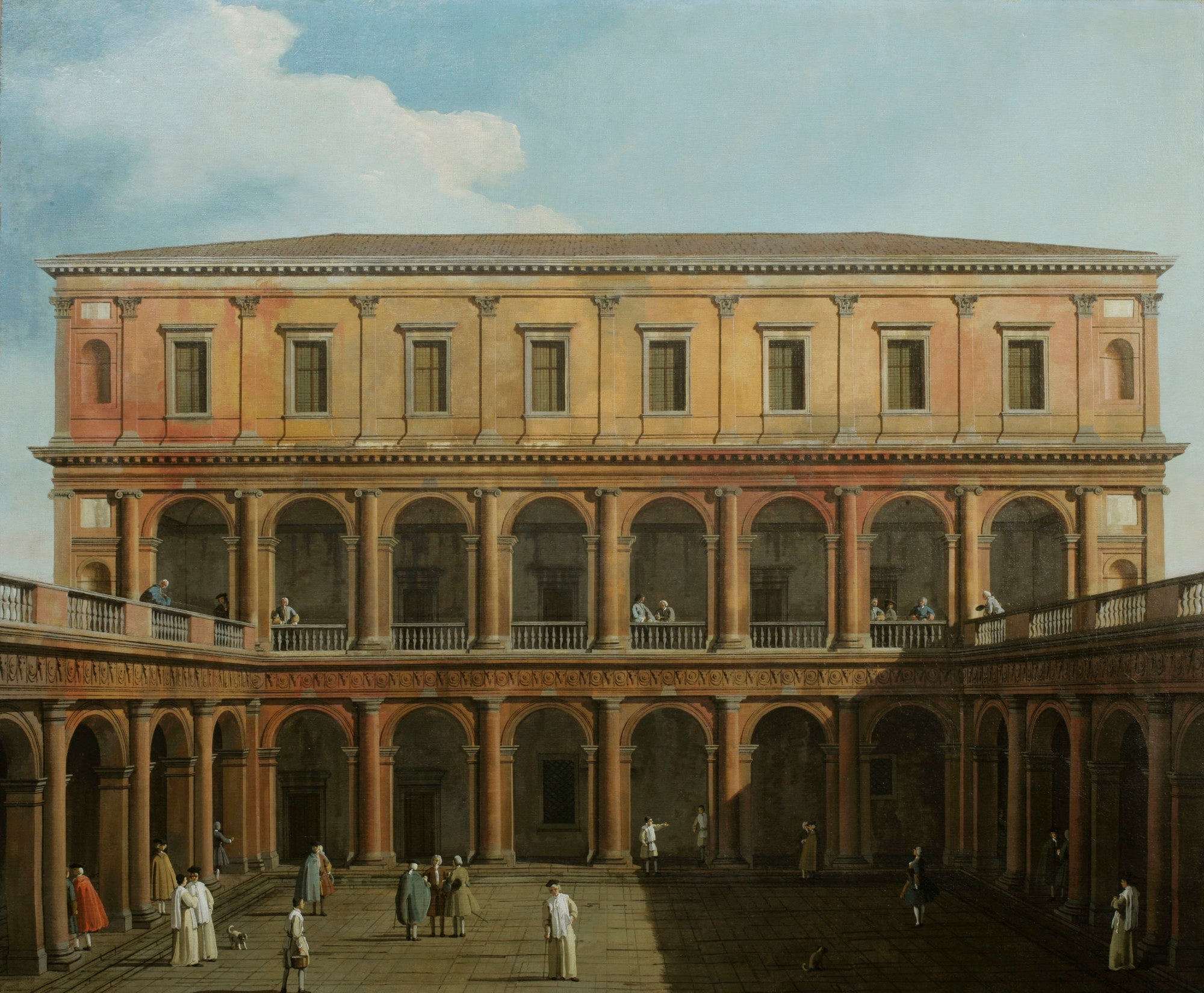 Venice: Capriccio of the Monastery of the Canons of the Lateran - Canaletto