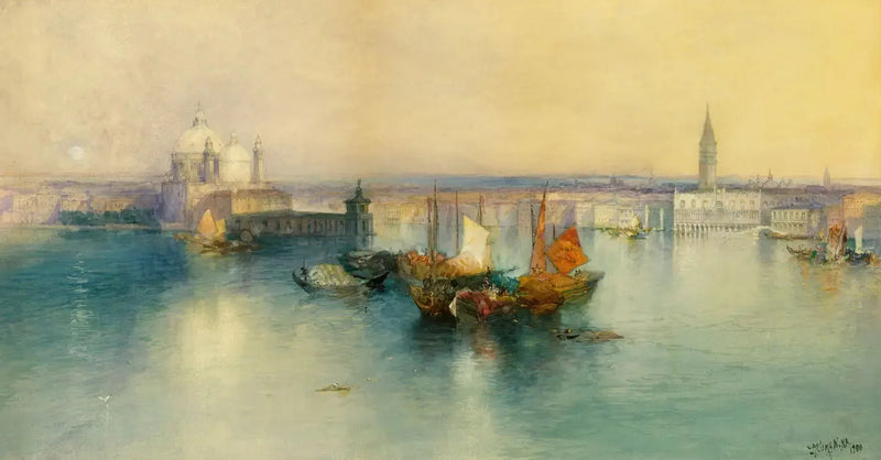 Venice from San Giorgio Tower - Thomas Moran