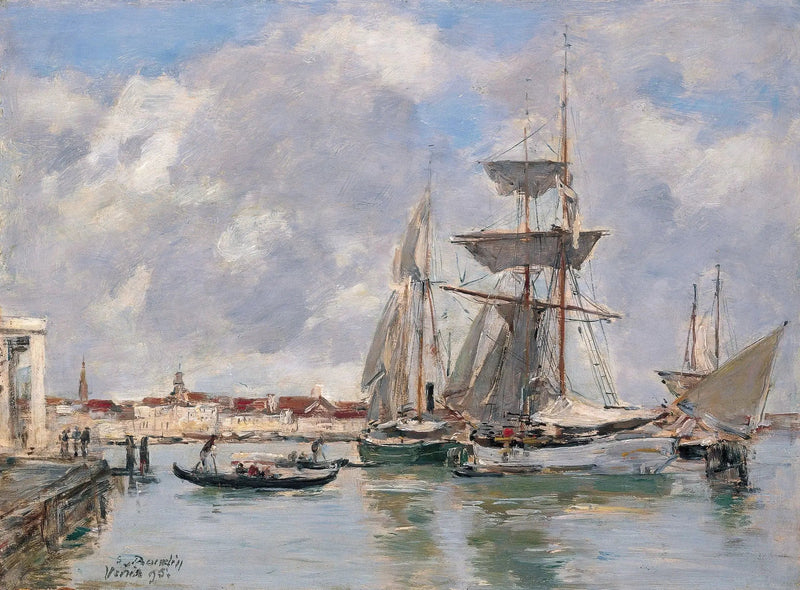 Venice. Grand Canal - Eugène Boudin