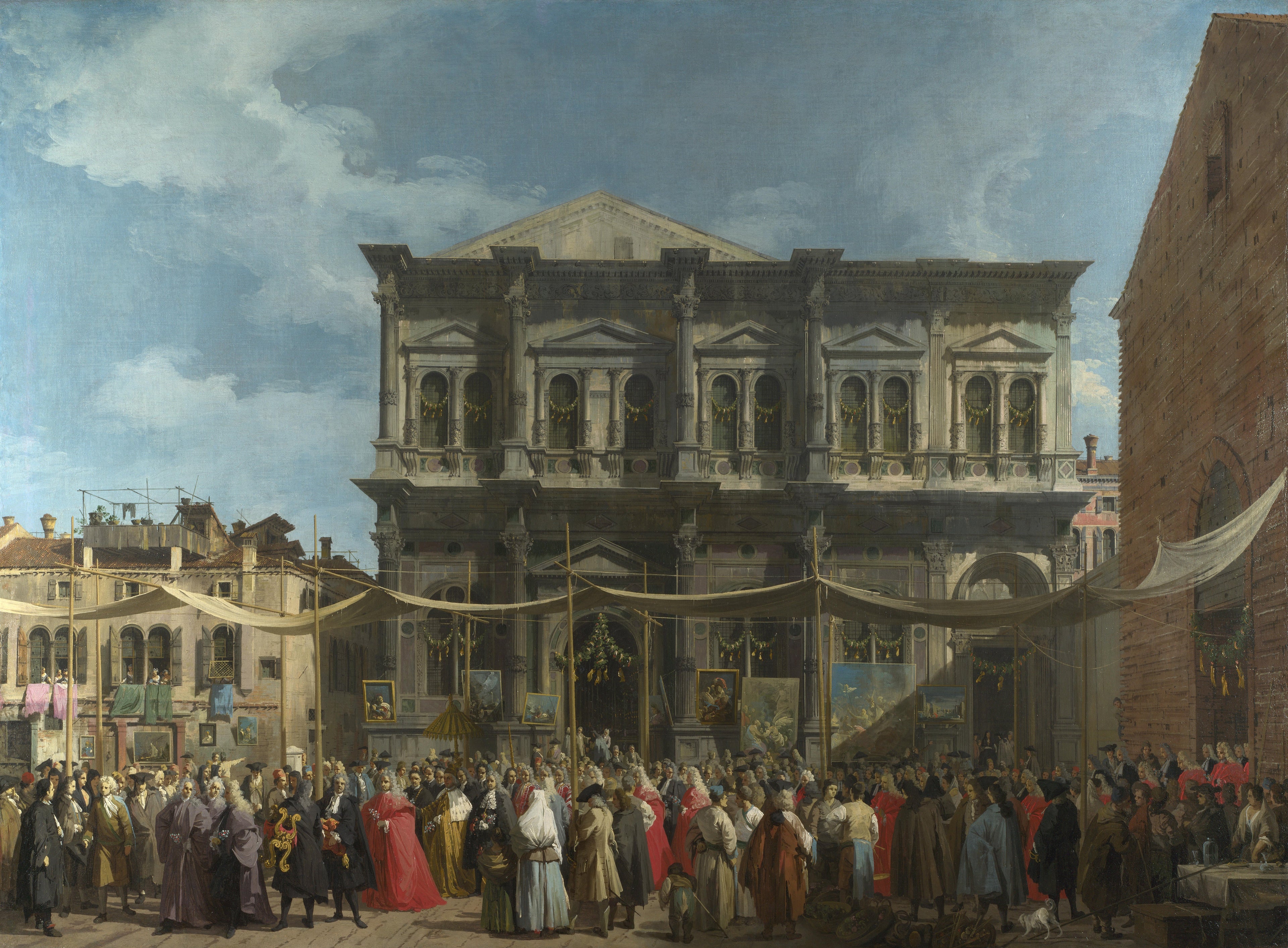 Venice: Saint Roch's Day - Canaletto